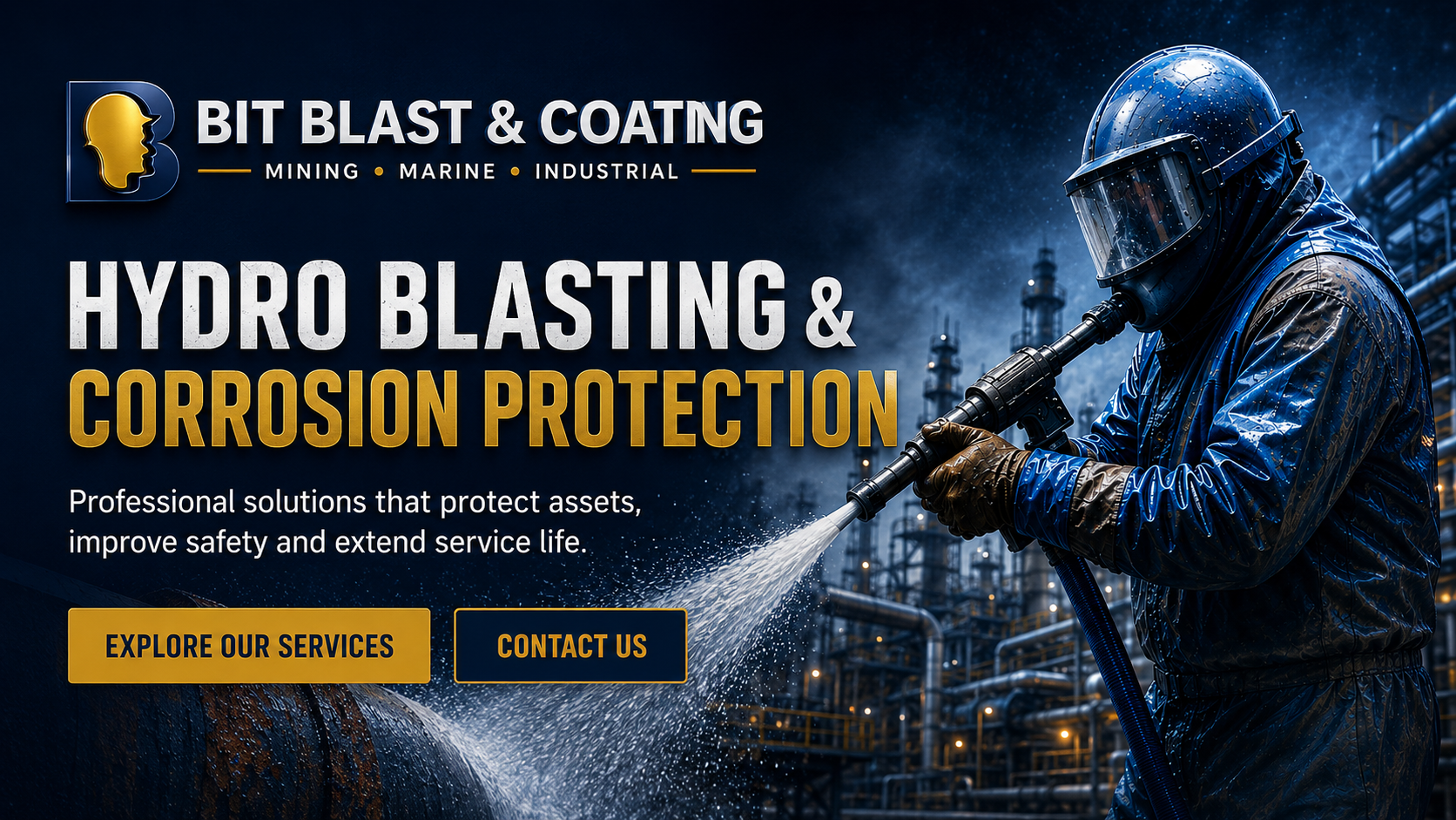 Bit Blast and Coating - Hydro Blasting and Corrosion Protection Specialists